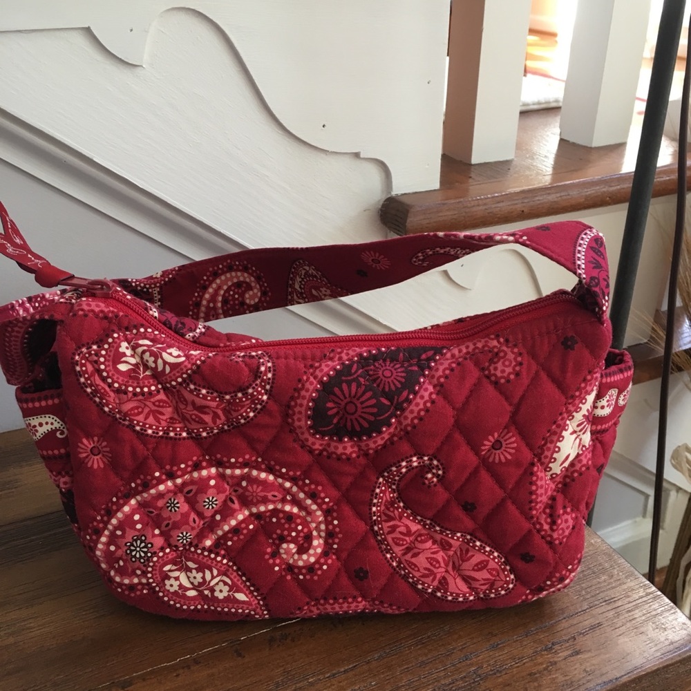 Vera Bradley satchel small red purse - Picture 5 of 5